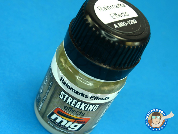 Image 1: Rainmarks Effects - 30ml - Streaking Effects | Enamel paint manufactured by AMMO of Mig Jimenez (ref. A.MIG-1208)