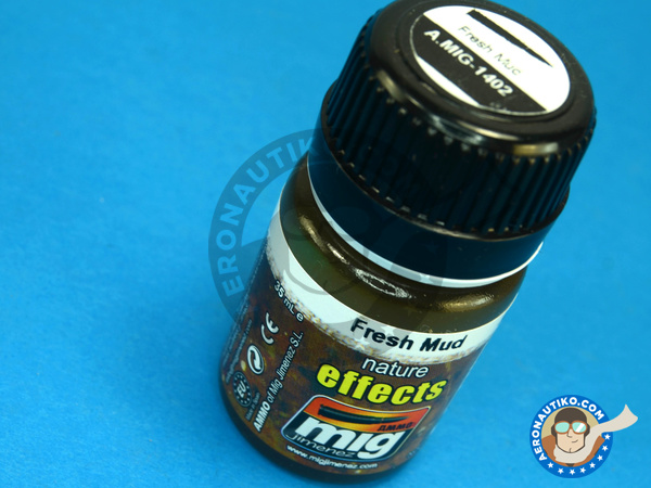 Image 1: Barro fresco - Fresh Mud - 30ml - Nature Effects | Pintura esmalte fabricado por AMMO of Mig Jimenez (ref. A.MIG-1402)