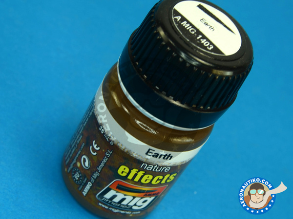 Image 1: Earth - 30ml - Nature Effects | Enamel paint manufactured by AMMO of Mig Jimenez (ref. A.MIG-1403)