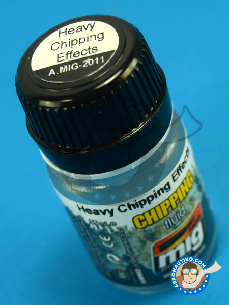 Heavy Chipping Effects - 35mL - Chipping fluid | Paint manufactured by AMMO of Mig Jimenez (ref. A.MIG-2011) image