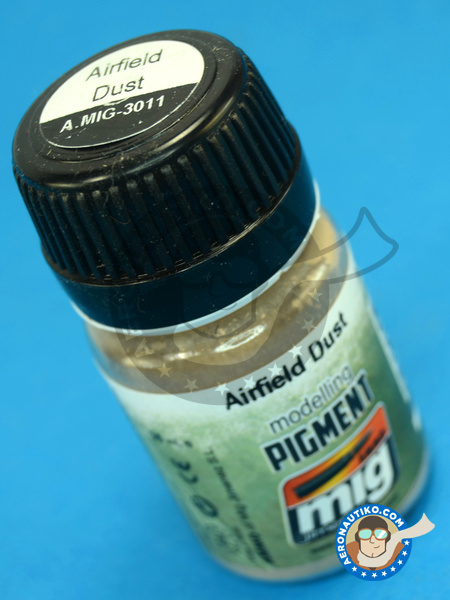 Airfield Dust - 35 mL - Modelling Pigment | Pigments manufactured by AMMO of Mig Jimenez (ref. A.MIG-3011) image