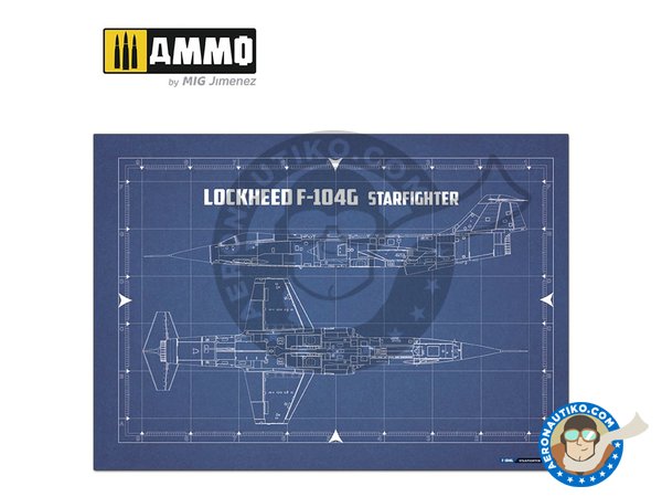 Image 1: F-104G "Starfighter" | Book manufactured by AMMO of Mig Jimenez (ref. A.MIG-6004)