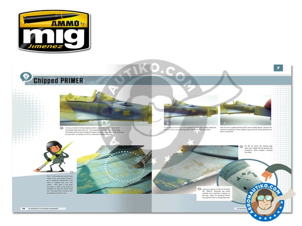 Image 6: Modelling School: Initiation to Aircraft Weathering | Book manufactured by AMMO of Mig Jimenez (ref. A.MIG-6030)