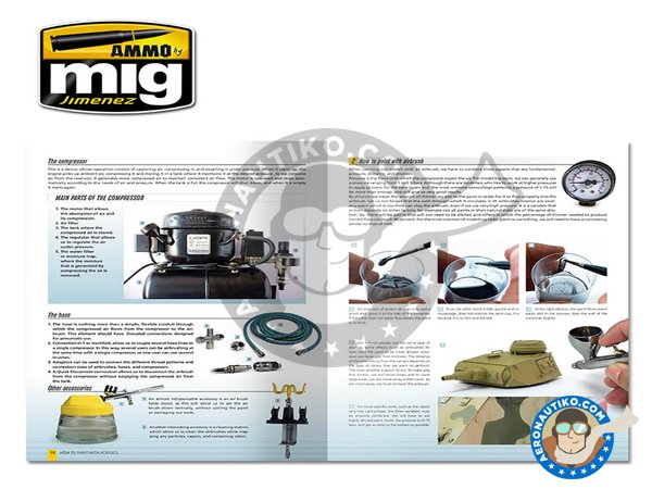 Image 1: Modelling Guide: How To Paint With Acrylics | Book manufactured by AMMO of Mig Jimenez (ref. A.MIG-6041)