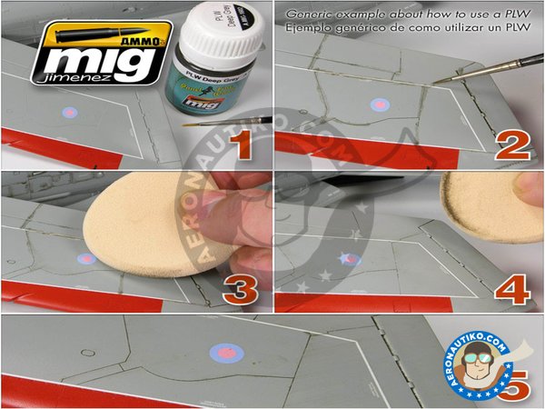 Image 4: Color set Metallic Airplanes & Jets | Weathering Sets | Paints set manufactured by AMMO of Mig Jimenez (ref. A.MIG-7423)