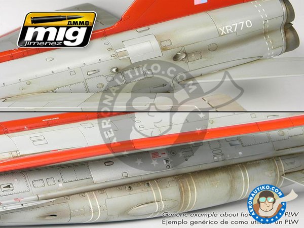 Image 5: Color set Metallic Airplanes & Jets | Weathering Sets | Paints set manufactured by AMMO of Mig Jimenez (ref. A.MIG-7423)