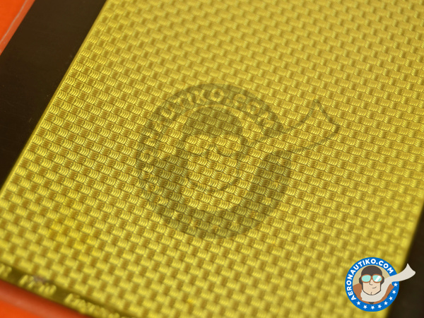 Image 3: Engrave plates with anti-slip texture #10 - 90x60 mm | Engraved plate manufactured by Aber (ref. PP10)