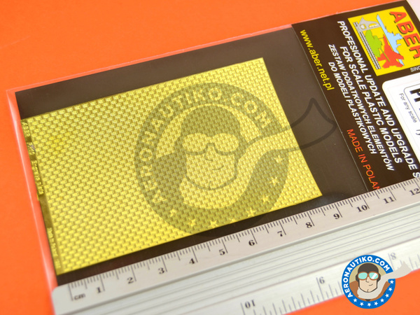 Image 6: Engrave plates with anti-slip texture #10 - 90x60 mm | Engraved plate manufactured by Aber (ref. PP10)