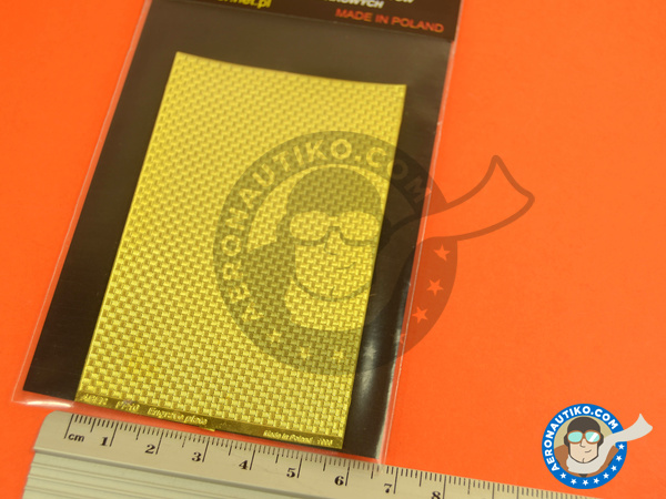 Image 7: Engrave plates with anti-slip texture #10 - 90x60 mm | Engraved plate manufactured by Aber (ref. PP10)