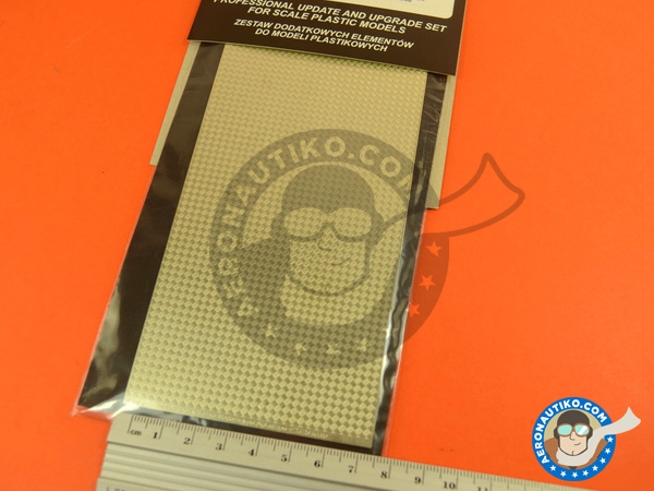 Image 6: Engrave plates with anti-slip texture #19 - 90x60 mm | Engraved plate manufactured by Aber (ref. PP19)