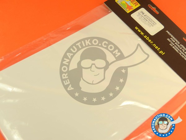 Image 1: Polystyrene plates - 195x315x0,50 mm | Polystyrene plastic sheets manufactured by Aber (ref. PS-2)