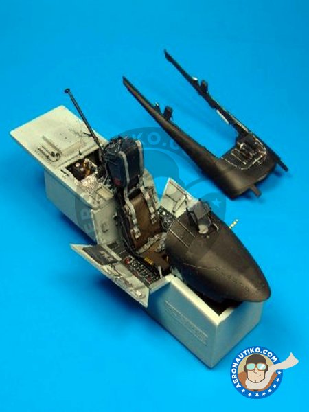 F/A-18C Hornet cockpit set | Cockpit set in 1/32 scale manufactured by Aires (ref. AIRES-2035) image