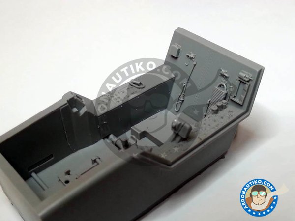 Image 1: F/A-18C Hornet cockpit set | Cockpit set in 1/32 scale manufactured by Aires (ref. AIRES-2035)