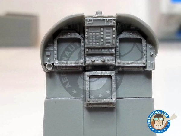 Image 5: F/A-18C Hornet cockpit set | Cockpit set in 1/32 scale manufactured by Aires (ref. AIRES-2035)