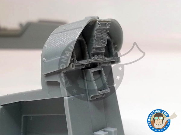 Image 6: F/A-18C Hornet cockpit set | Cockpit set in 1/32 scale manufactured by Aires (ref. AIRES-2035)
