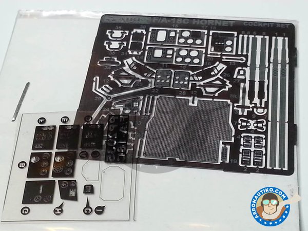 Image 11: F/A-18C Hornet cockpit set | Cockpit set in 1/32 scale manufactured by Aires (ref. AIRES-2035)