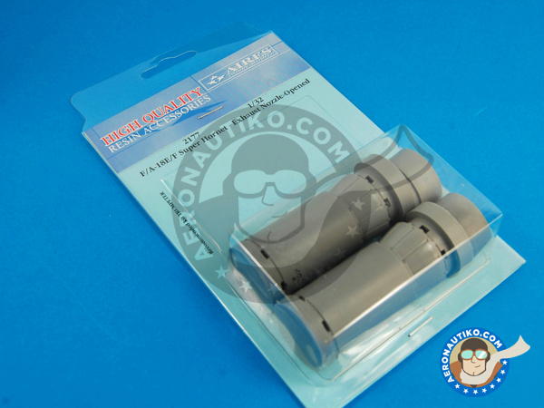 Image 1: McDonnell Douglas F/A-18 Hornet E / F | Exhaust nozzle in 1/32 scale manufactured by Aires (ref. AIRES-2177)