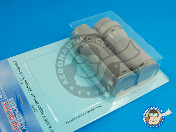 Image 2: McDonnell Douglas F/A-18 Hornet E / F | Exhaust nozzle in 1/32 scale manufactured by Aires (ref. AIRES-2177)