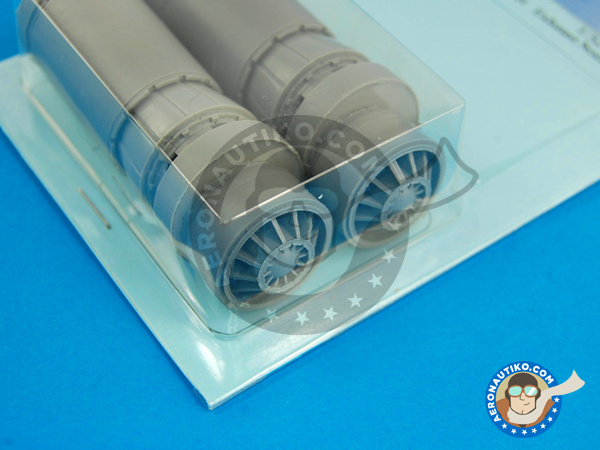 Image 4: McDonnell Douglas F/A-18 Hornet E / F | Exhaust nozzle in 1/32 scale manufactured by Aires (ref. AIRES-2177)