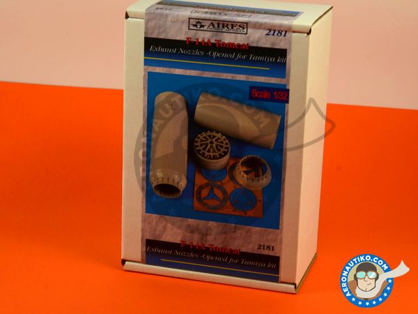 Image 1: Grumman F-14 Tomcat A | Exhaust nozzle in 1/32 scale manufactured by Aires (ref. AIRES-2181)