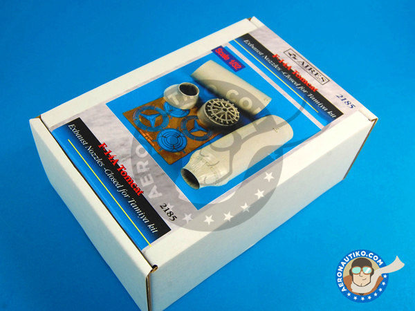 Image 1: Grumman F-14 Tomcat | Toberas cerradas | Tobera en escala 1/32 fabricado por Aires (ref. AIRES-2185)