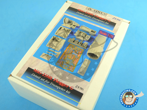 Image 2: Mikoyan-Gurevich MiG-23 Flogger ML G | Detail up set in 1/32 scale manufactured by Aires (ref. AIRES-2196)