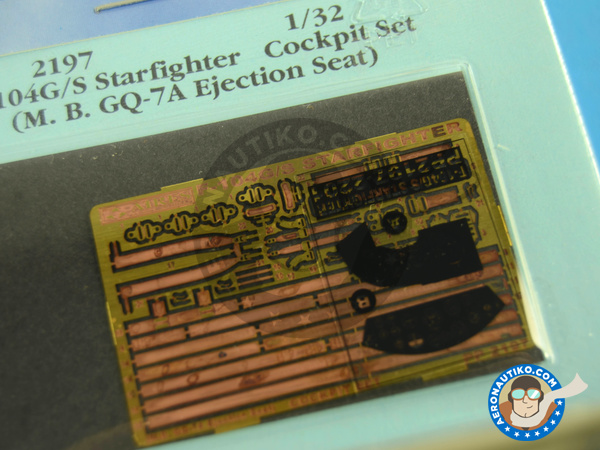 Image 4: Lockheed F-104 Starfighter G / S | Cockpit set in 1/32 scale manufactured by Aires (ref. AIRES-2197)