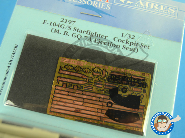 Image 5: Lockheed F-104 Starfighter G / S | Cockpit set in 1/32 scale manufactured by Aires (ref. AIRES-2197)