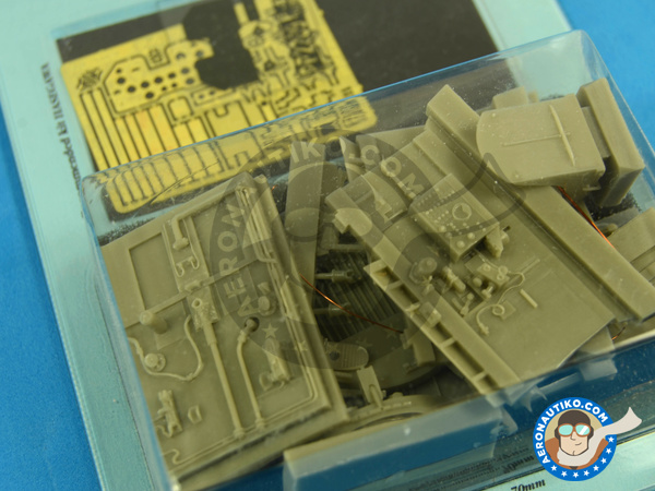 Image 1: Republic P-47 Thunderbolt | Cockpit set D Bubbletop | Cockpit set in 1/32 scale manufactured by Aires (ref. AIRES-2209)