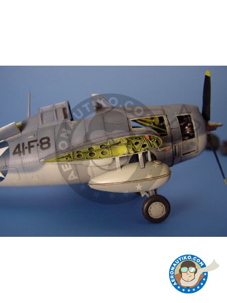 F4F Wildcat wingfold set | Upgrade in 1/48 scale manufactured by Aires (ref. AIRES-4053) image