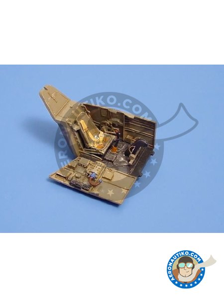Messerschmitt Bf 109E cockpit set | Cockpit set in 1/48 scale manufactured by Aires (ref. AIRES-4067) image