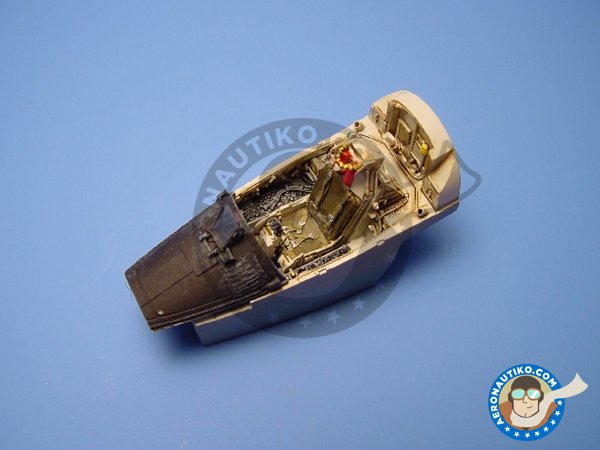 Image 1: A-7D CORSAIR II cockpit set | Cockpit set in 1/48 scale manufactured by Aires (ref. AIRES-4117)