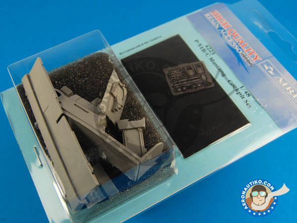 Image 1: North American P-51 Mustang B/C | Cockpit set en escala 1/48 fabricado por Aires (ref. AIRES-4223)