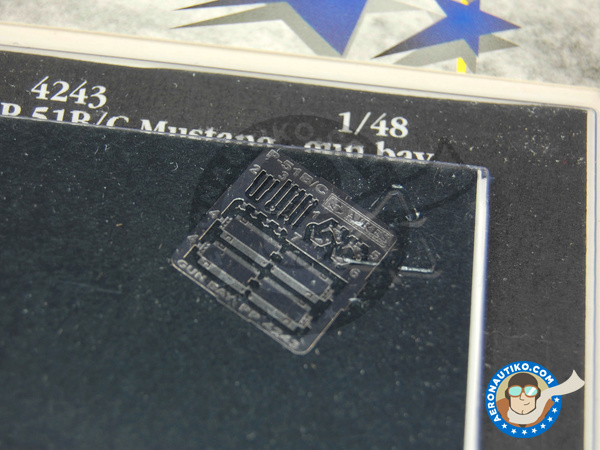 Image 5: North American P-51 Mustang B/C | Gun bay in 1/48 scale manufactured by Aires (ref. AIRES-4243)