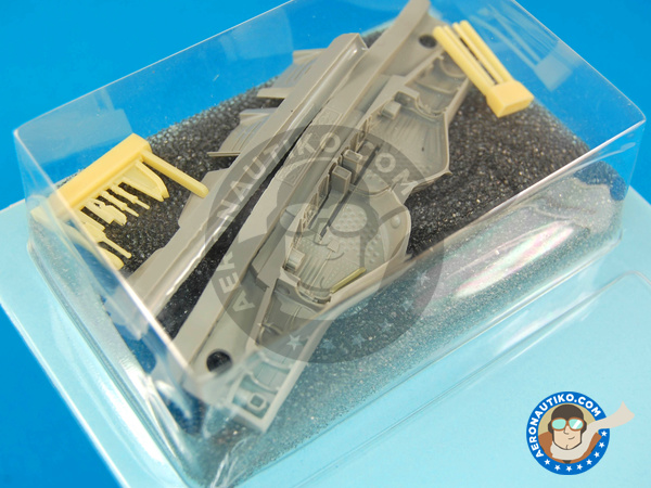 Image 2: Focke-Wulf Fw 190 Würger A-3 | Wheel bay in 1/48 scale manufactured by Aires (ref. AIRES-4302)