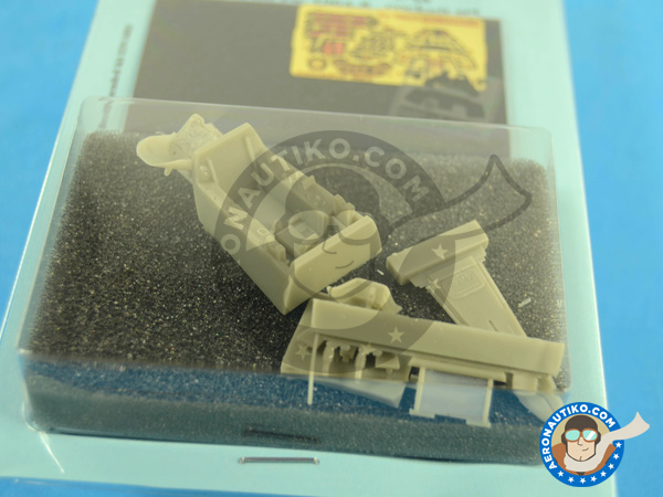 Image 4: Focke-Wulf Fw 190 Würger A-8 | Cockpit set in 1/48 scale manufactured by Aires (ref. AIRES-4313)