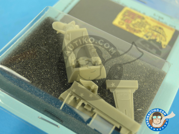 Image 5: Focke-Wulf Fw 190 Würger A-8 | Cockpit set in 1/48 scale manufactured by Aires (ref. AIRES-4313)