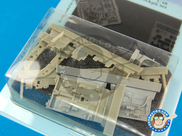 Image 2: Mitsubishi A6M Zero 5 | Cockpit set in 1/48 scale manufactured by Aires (ref. AIRES-4541)