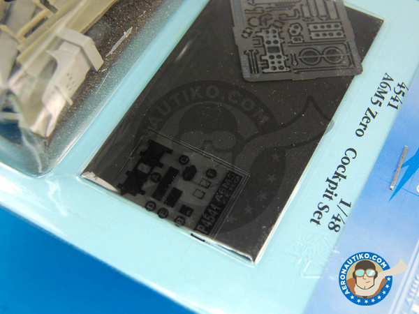 Image 3: Mitsubishi A6M Zero 5 | Cockpit set in 1/48 scale manufactured by Aires (ref. AIRES-4541)