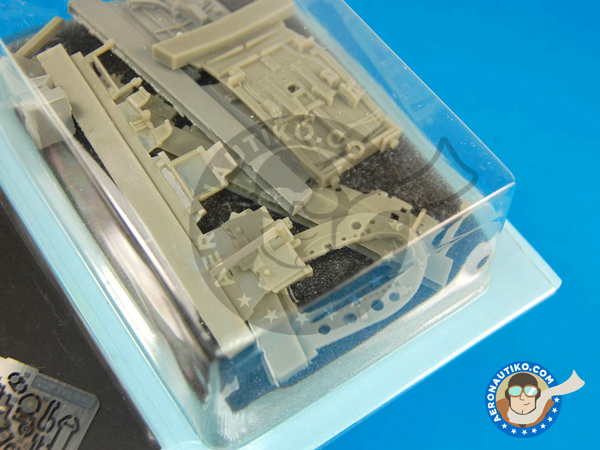 Image 6: Mitsubishi A6M Zero 5 | Cockpit set in 1/48 scale manufactured by Aires (ref. AIRES-4541)