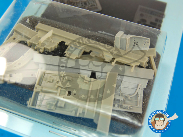 Image 8: Mitsubishi A6M Zero 5 | Cockpit set in 1/48 scale manufactured by Aires (ref. AIRES-4541)