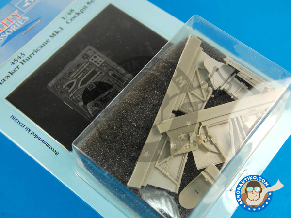 Image 2: Hawker Hurricane Mk. I | Cockpit set en escala 1/48 fabricado por Aires (ref. AIRES-4543)
