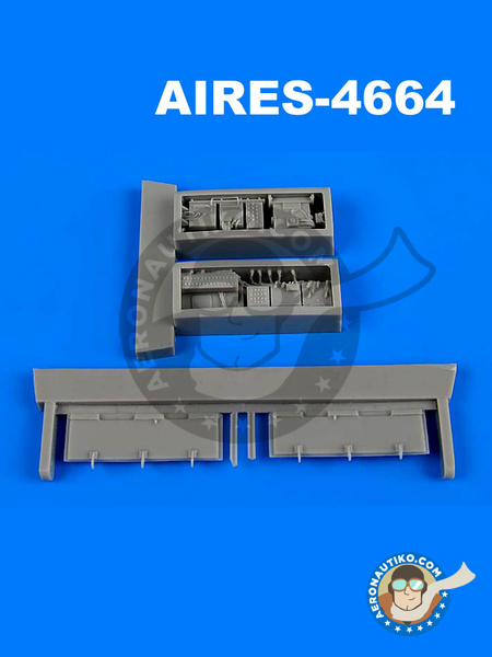 Panavia Tornado IDS | Electronic bay in 1/48 scale manufactured by Aires (ref. AIRES-4664) image