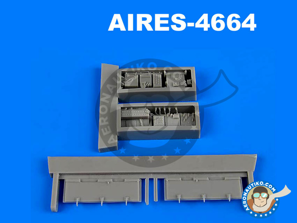 Image 1: Panavia Tornado IDS | Electronic bay in 1/48 scale manufactured by Aires (ref. AIRES-4664)