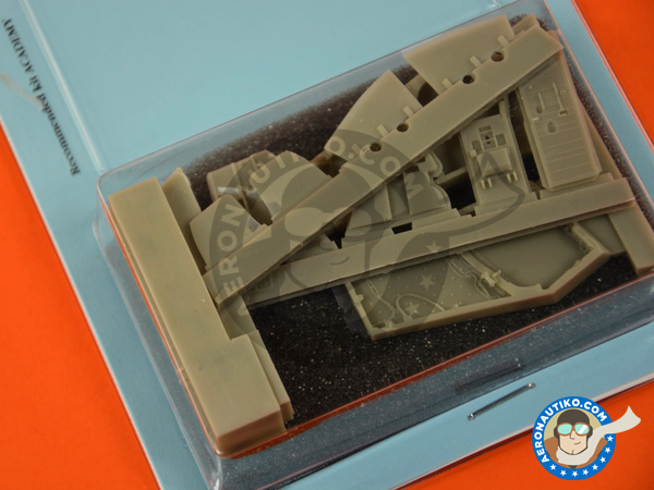 Image 2: McDonnell Douglas F-4 Phantom II J / S | Wheel bay en escala 1/48 fabricado por Aires (ref. AIRES-4681)