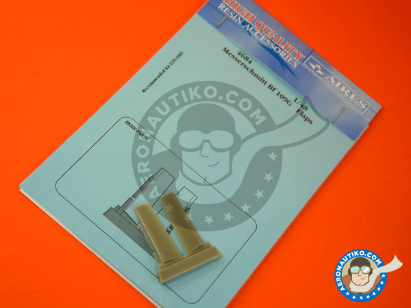 Image 3: Messerschmitt Bf 109 G | Flaps in 1/48 scale manufactured by Aires (ref. AIRES-4684)