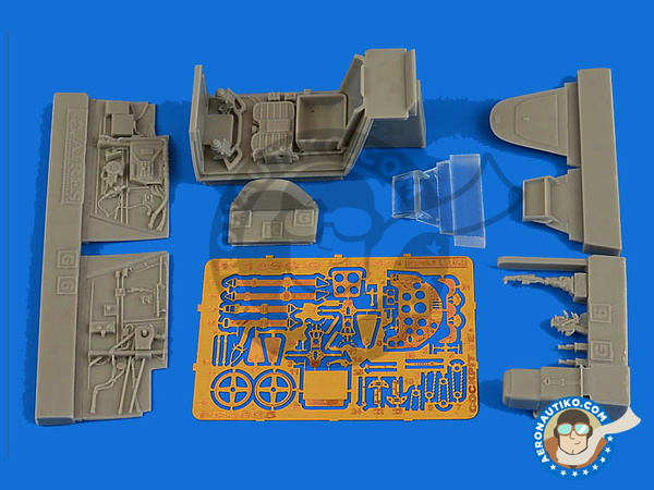 Image 1: Messerschmitt Bf 109 G-6 late | Cockpit set in 1/48 scale manufactured by Aires (ref. AIRES-4685)