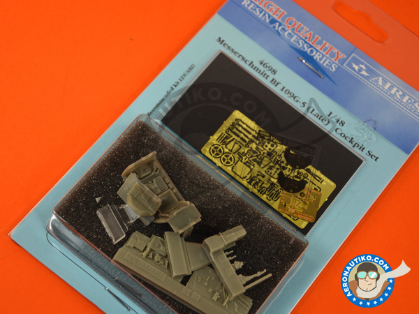 Image 4: Messerschmitt Bf 109 G-5 late | Cockpit set in 1/48 scale manufactured by Aires (ref. AIRES-4698)