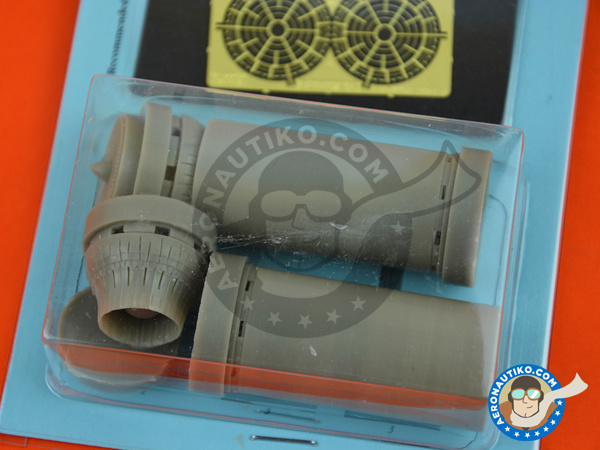 Image 3: Grumman F-14 Tomcat | Exhaust Nozzles Closed A | Exhaust nozzle in 1/48 scale manufactured by Aires (ref. AIRES-4700)