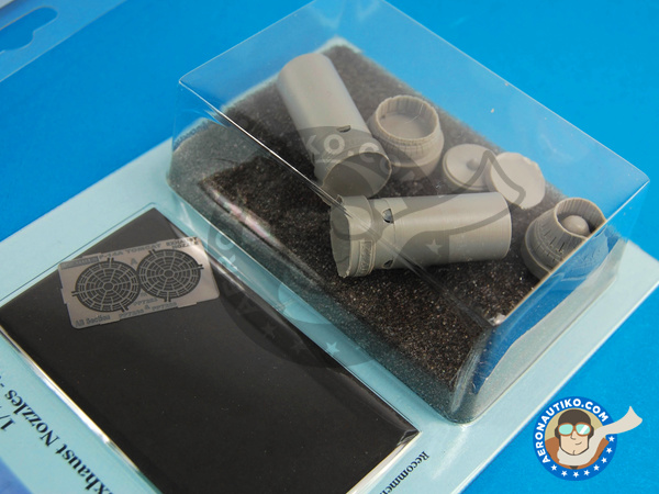 Image 3: Grumman F-14 Tomcat Exhaust Nozzles A | Exhaust nozzle in 1/72 scale manufactured by Aires (ref. AIRES-7289)